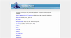 Desktop Screenshot of datafeedplugins.com